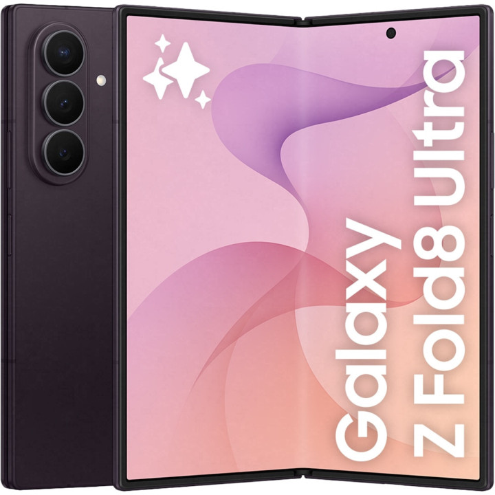 Telefon SAMSUNG Galaxy Z Fold8 Ultra 5G, 1TB, 16GB RAM, Dual SIM, Violet Shadow